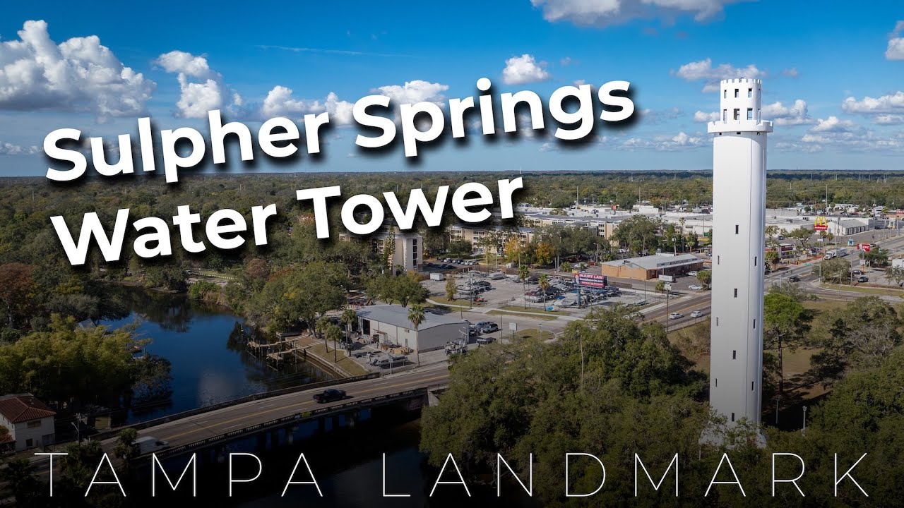 Sulphur Springs Water Tower | Historic Tampa Landmark Drone Video