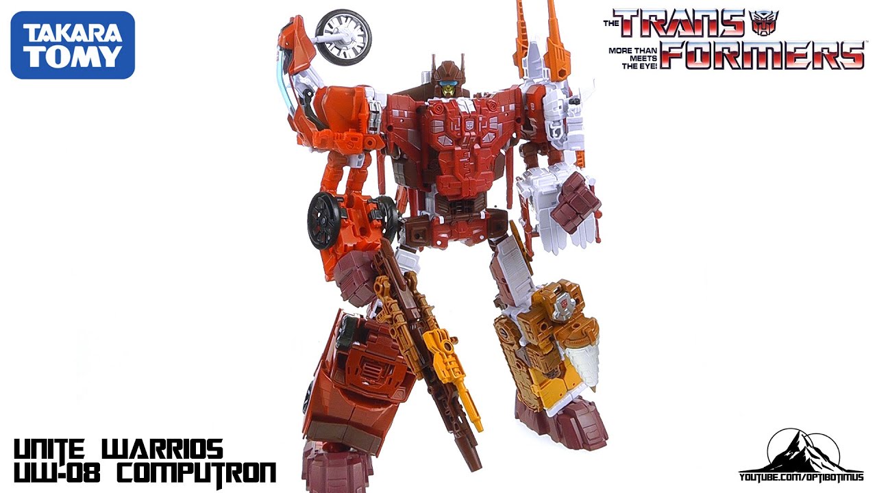 Takara Tomy Unite Warriors UW-08 COMPUTRON Video Review