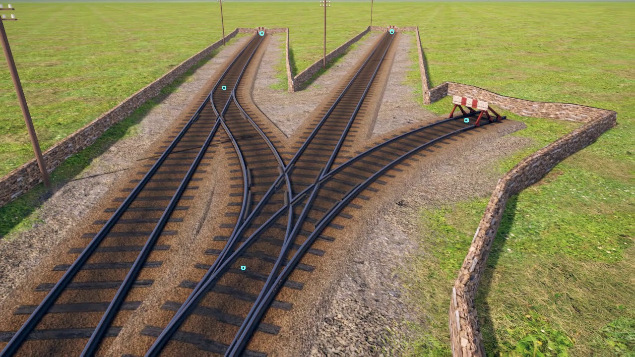 Automatic switch and check rail generation - Diesel Railcar Simulator