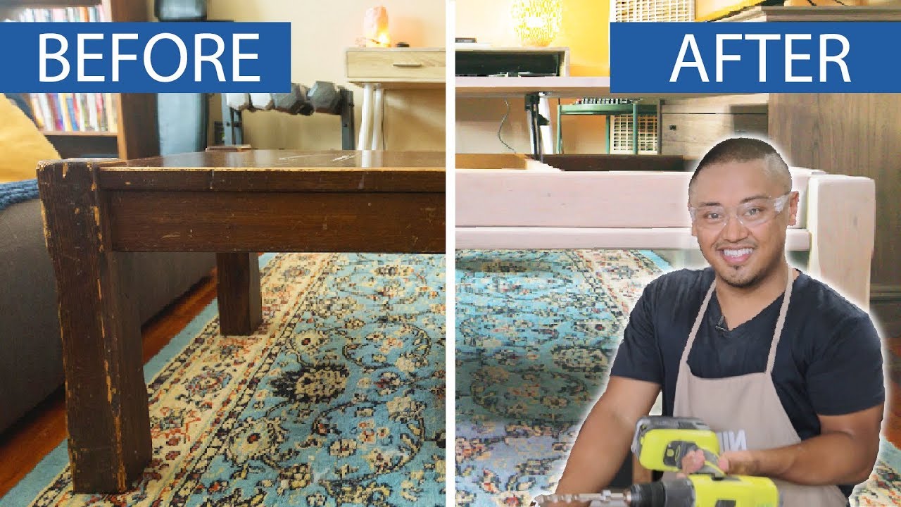 We Tried Upcycling A 25-Year-Old Table