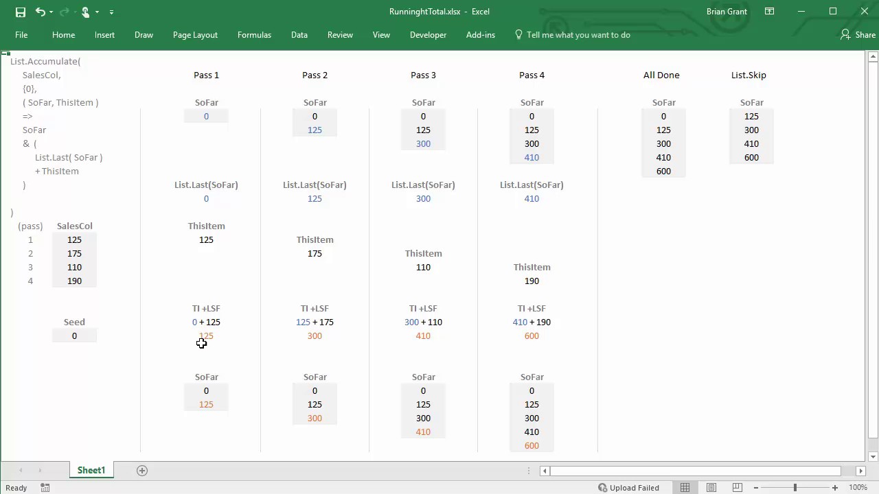 Running Totals In PowerBI Get Data List.Accumulate()