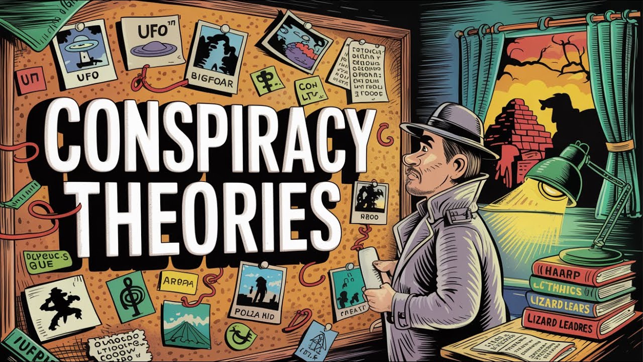 Black Screen Conspiracy Theories to Relax and Sleep |  Rain Sounds For Sleep |