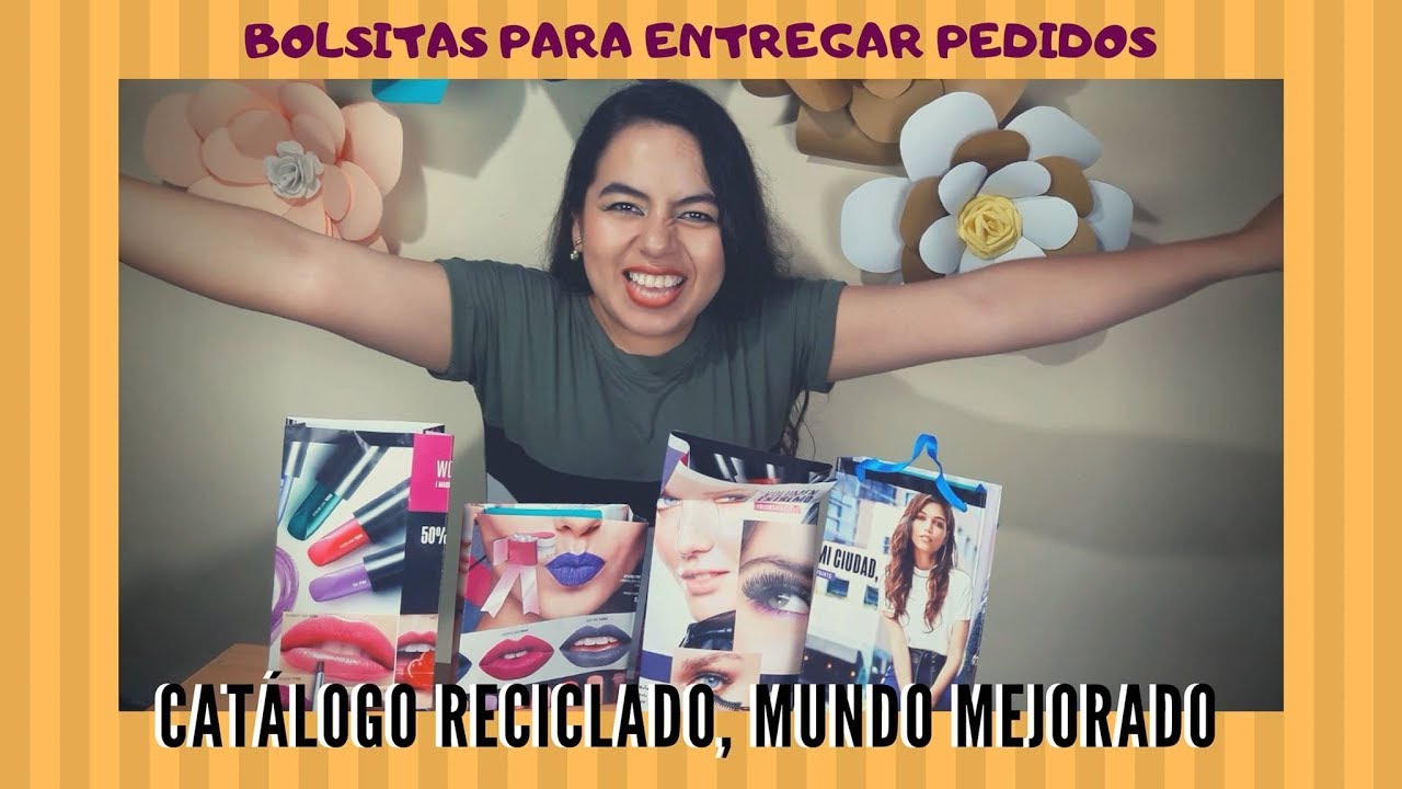 CATÁLOGO RECICLADO, MUNDO MEJORADO - BOLSITAS PARA ENTREGAR PEDIDOS