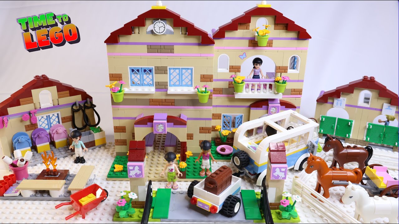 RELAXING  Speed Build Lego Friends set 3185 Summer Riding Camp