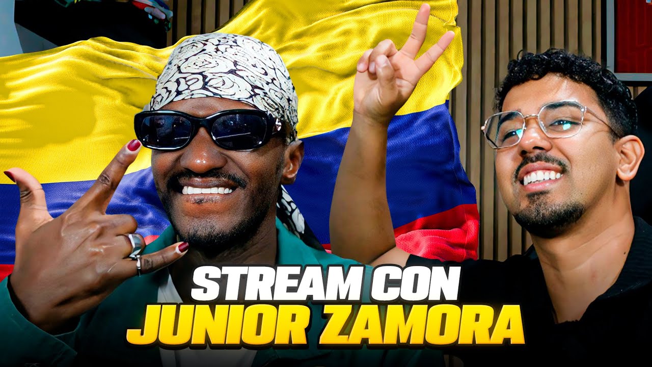 CHARLA CON JUNIOR ZAMORA, HABLAMOS DE FÚTBOL, LA VIDA, SU CARRERA MUSICAL | 🟢STREAM EN KICK 24/7🟢