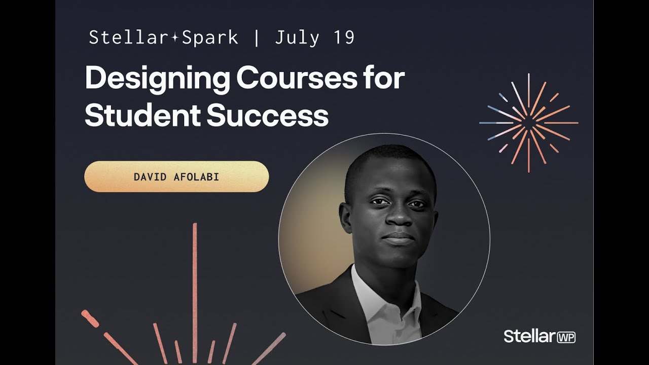 Designing Courses for Student Success with David Afolabi