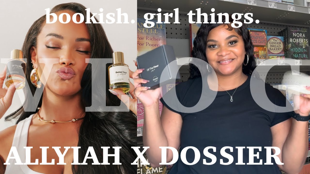 ALLYIAHSFACE X DOSSIER REVIEW | BOOK SHOPPING | SPEND THE DAY WITH ME
