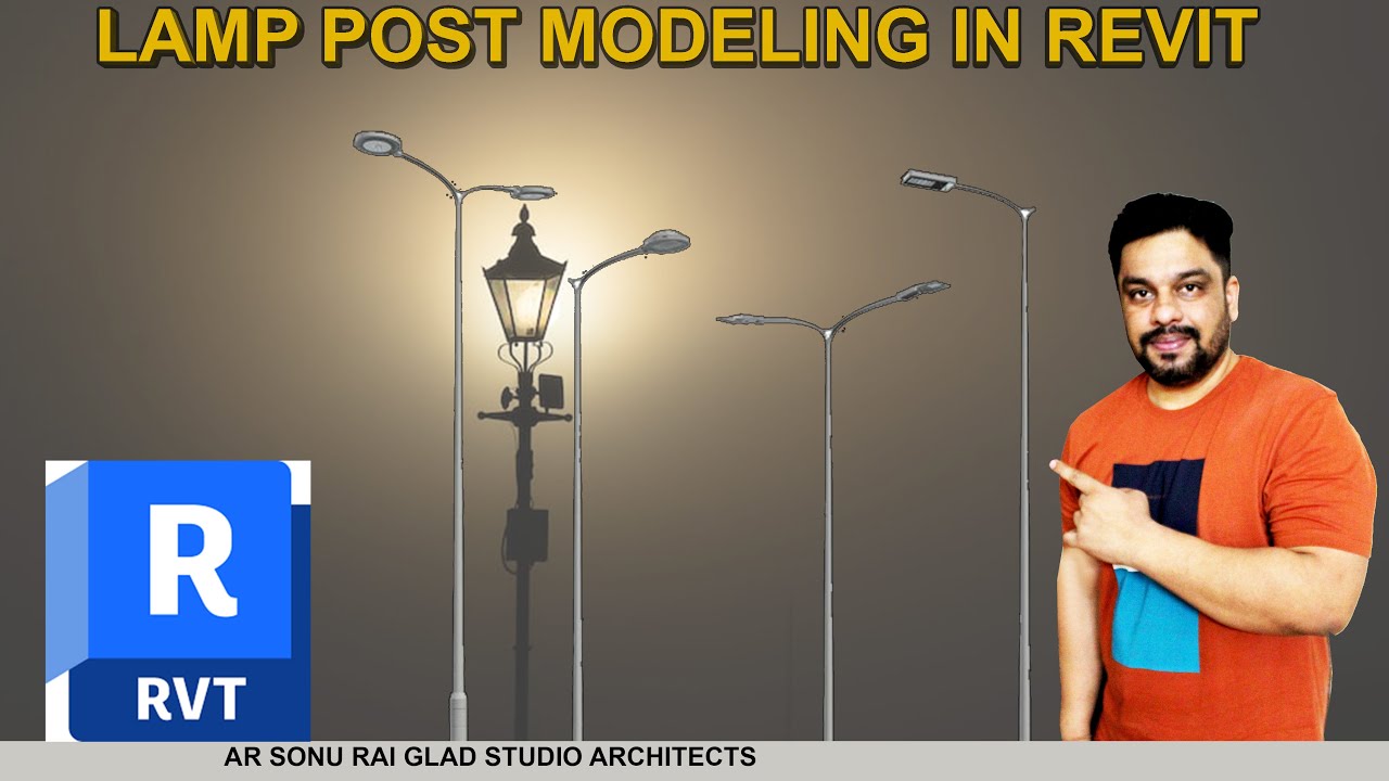 LAMP POST MODELING IN REVIT #revitarchitecture #revittutorials