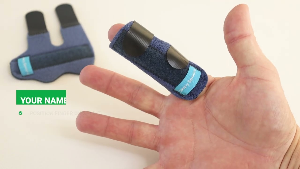 Say Goodbye to Finger Pain with Simply Seniors' Finger Splints & Sleeves | Trigger Finger Solution