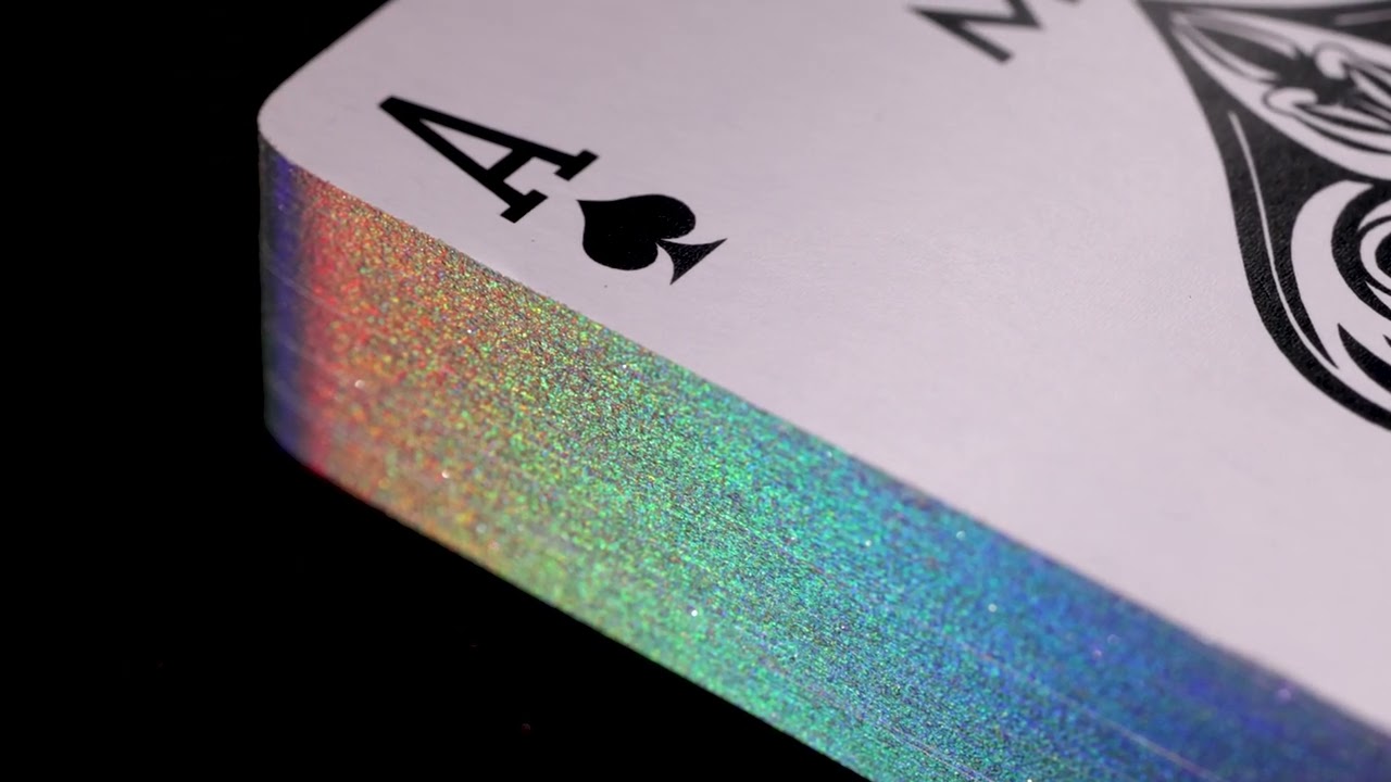 Holographic Gilded Playing Cards