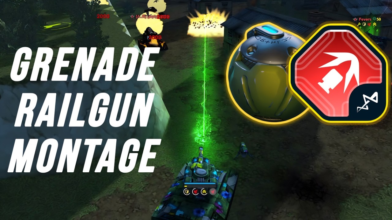 Tanki Online - Epick Grenade Railgun Montage | By Monica