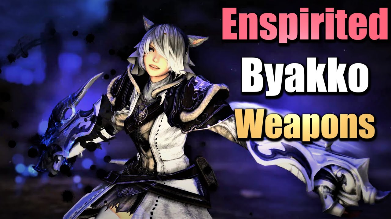 All Enspirited Byakko Weapons - Crafted/Market Board
