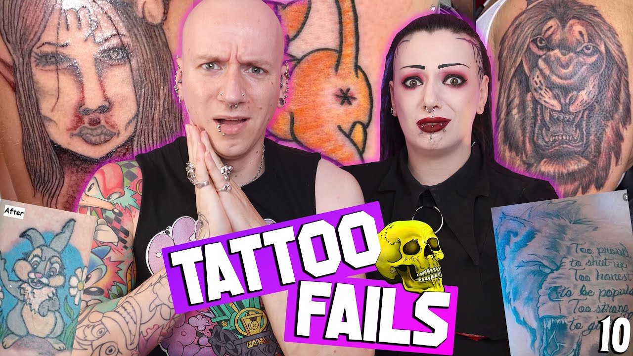 Tattoo Fails SO BAD You'll Have NIGHTMARES | Tattoos Gone Wrong 10 | Roly & Toxic Tears