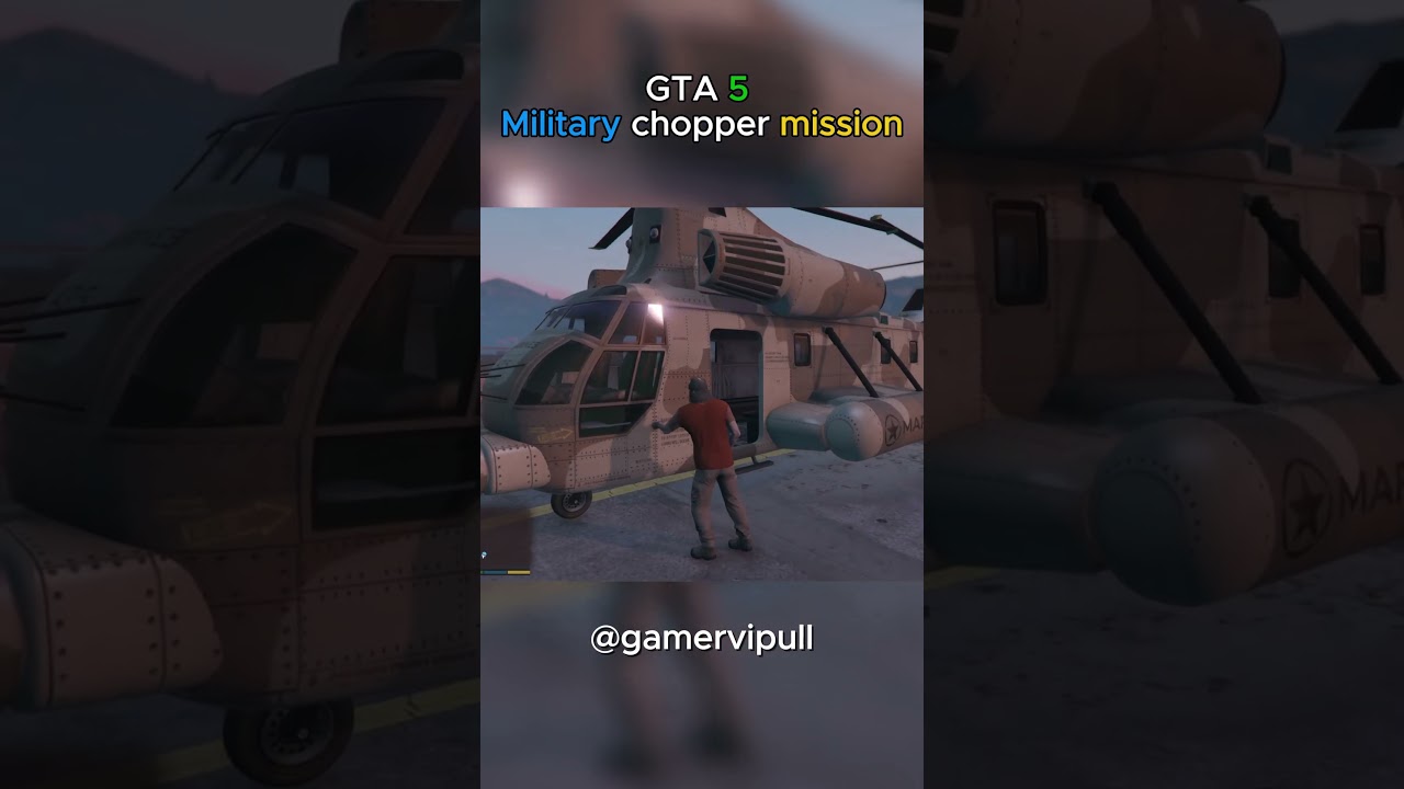 GTA 5 | militry chopper mission😍😡