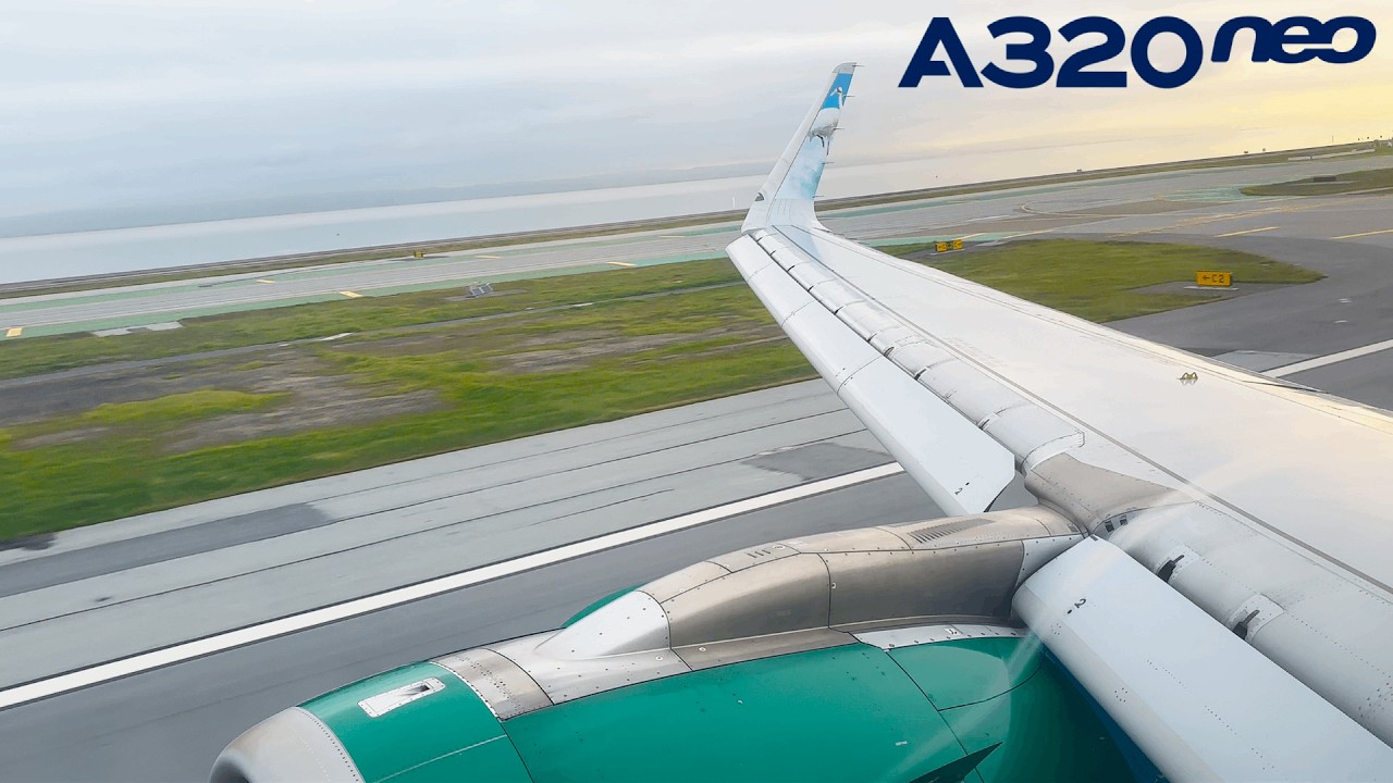 Daybreak San Francisco Landing - Frontier A320Neo Beautiful Bay Approach - N358FR