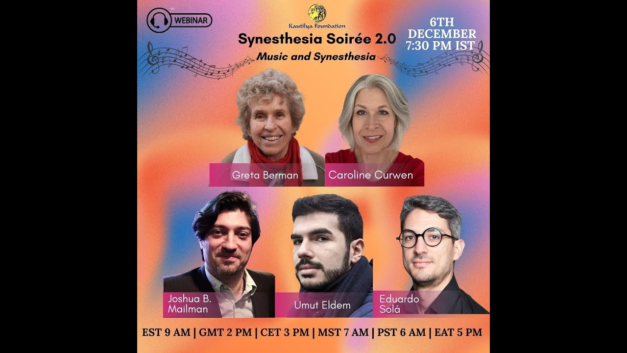 Synesthesia Soirée 2.0: Music and Synesthesia by Kautilya Foundation 6th December, 2025.