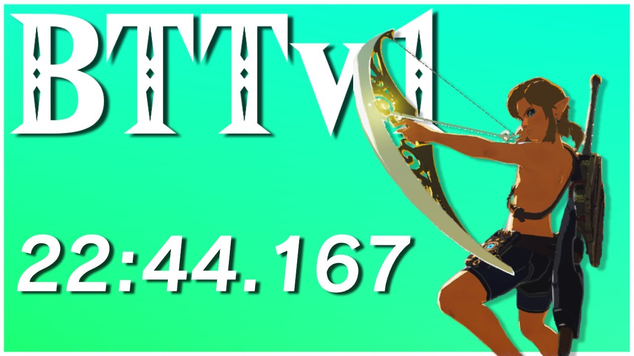 Breath of the Wild Best Theoretical Time v1 in 22:44.167