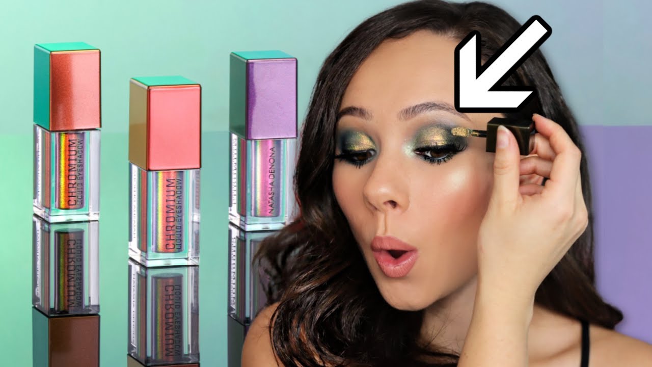 NATASHA DENONA CHROMIUM LIQUID EYESHADOW // Review, Swatches & Wear Test