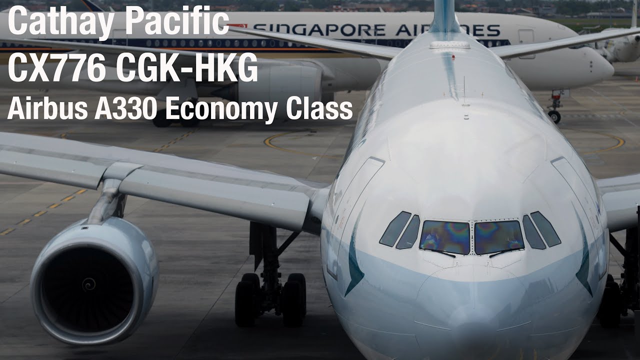 Flight Jakarta - Hong Kong Siang Hari: Cathay Pacific CX776 CGK HKG A330 Economy Class Trip Report