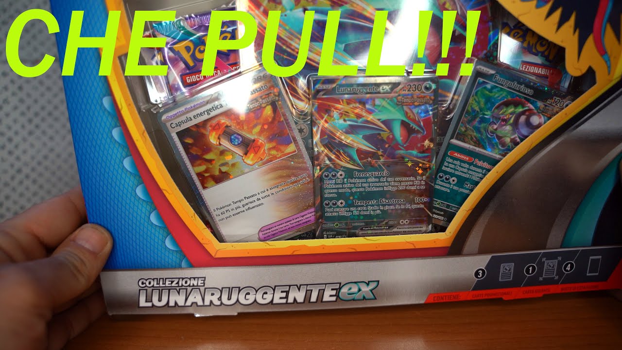 Apriamo La Collezione di Lunaruggente-EX! Dentro ci sono anche pacchetti di Ossidiana! CHE PULL!!!