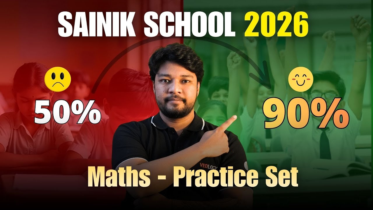 🔥 Sainik School Class 6 Maths LIVE | Top Scoring Questions | AISSEE 2026dcast