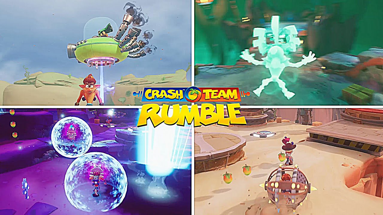 Crash: Team Rumble - ALL Map's Special Powers