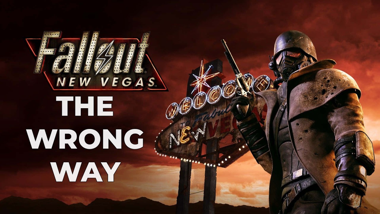 VERTICAL VIEW PLAYING FALLOUT NEW VEGAS FIRST PLAYTHROUGH