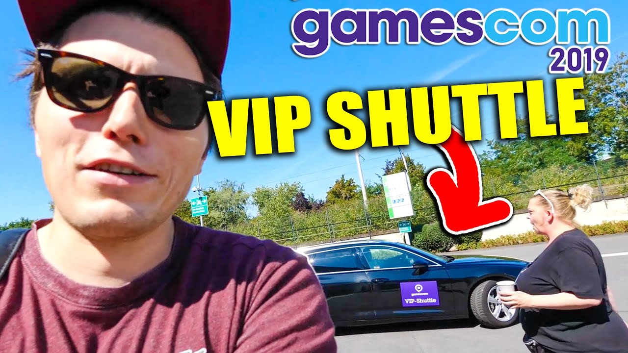 Ich darf mit dem VIP Auto der GAMESCOM fahren!