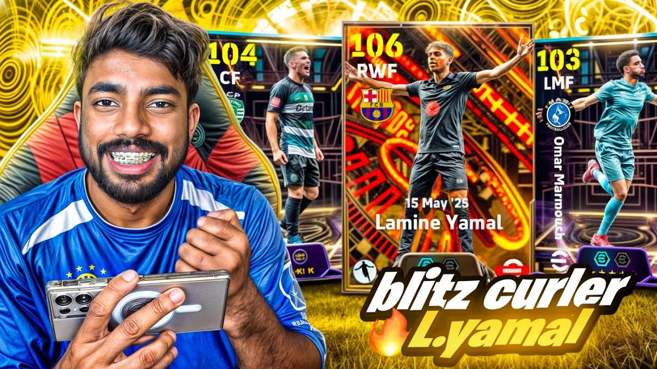 CAN WE GET 106 RATED BIGTIME BLITZ CURL YAMAL 🥶🔥|| PACK OPENING WITH GAMEPLAY 😍 || അടിച്ചു കേറി വാ 😎