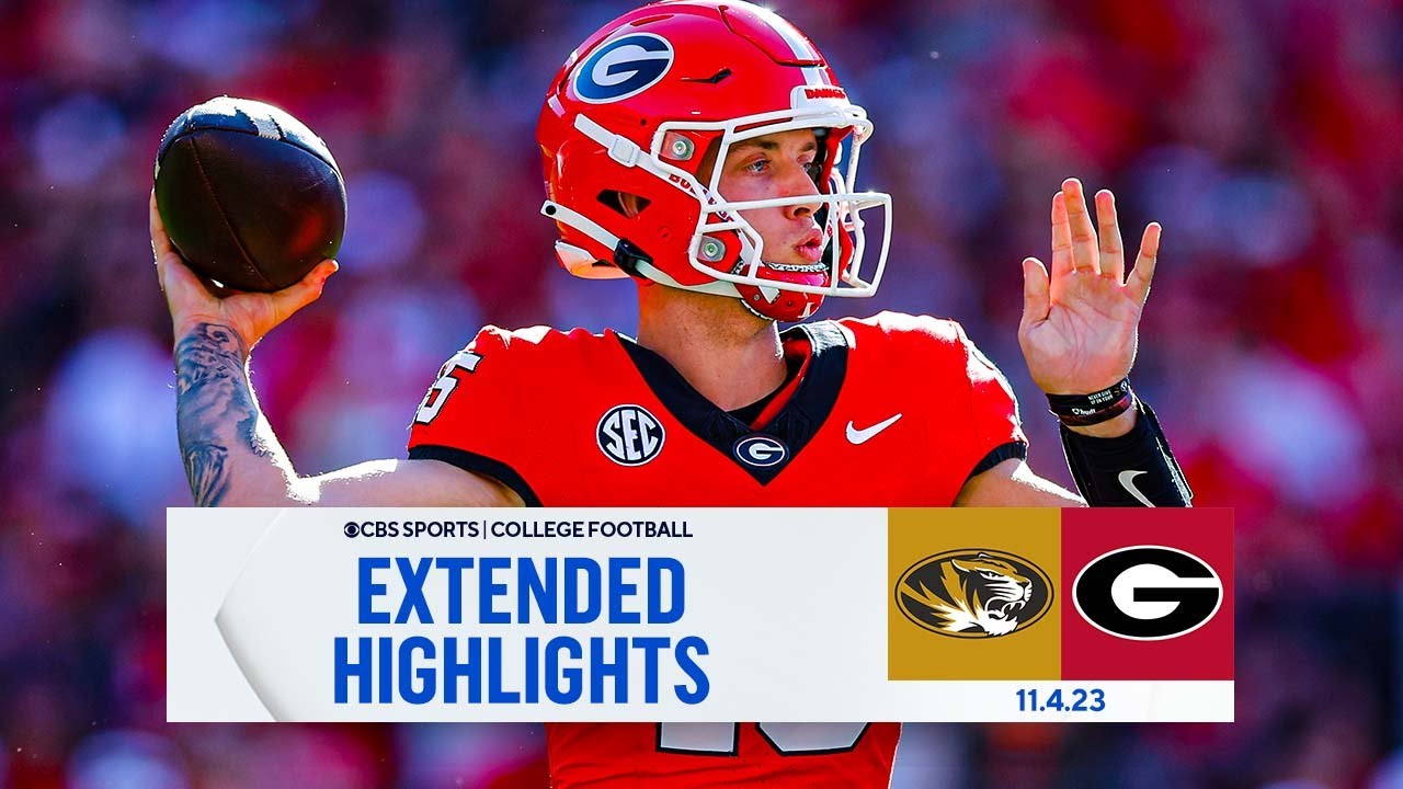 No. 12 Missouri vs. No. 2 Georgia Bulldogs: Extended Highlights I CBS Sports