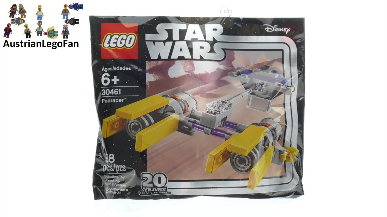 Lego Star Wars 30461 Mini Podracer - Lego Speed Build Review