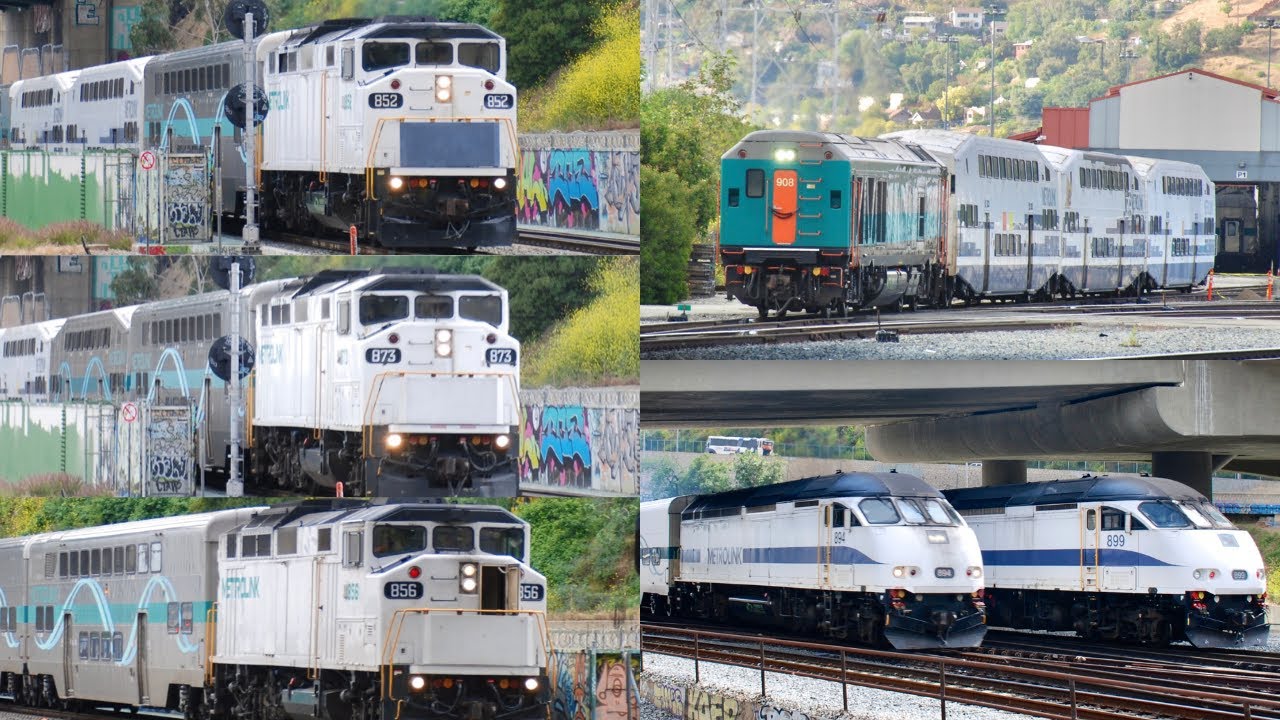 Metrolink's CMF Central Hub! - Evening Rush Hour Railfanning 5/1/2023