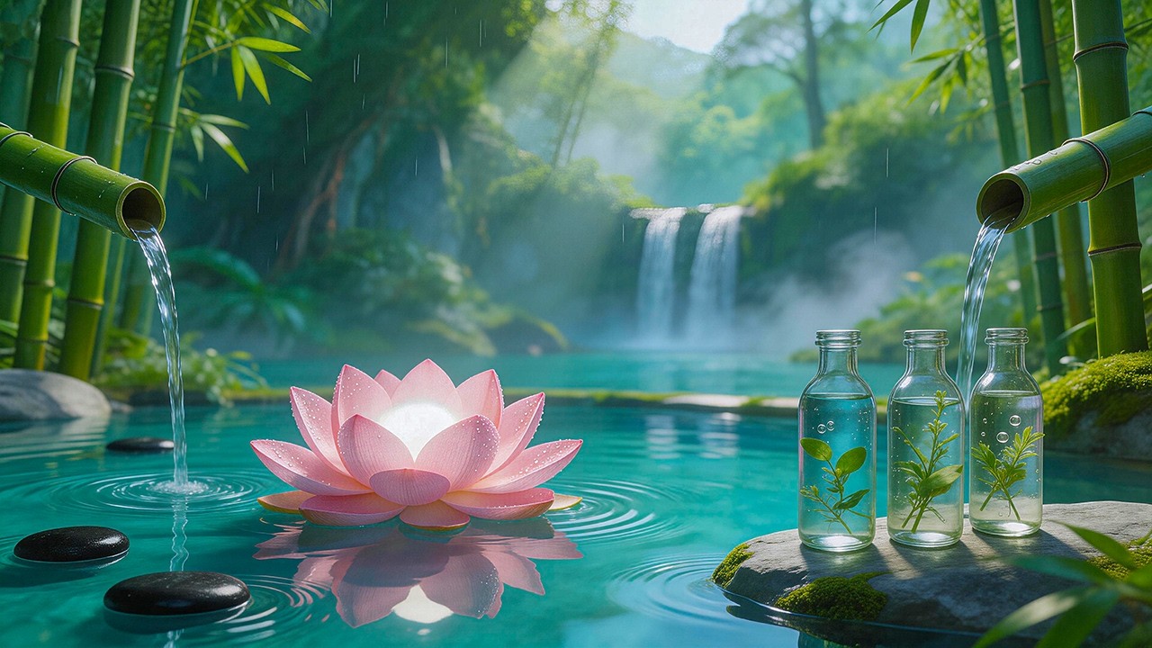 Calming Music for Sleep, Relax, Meditation 🌿 Soothing Water Sounds Calm Your Mind, Study Music
