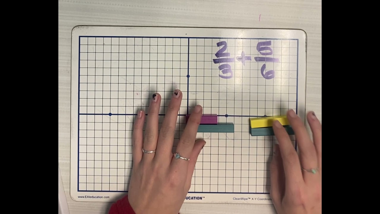 Adding Fractions Using Cuisenaire Rods