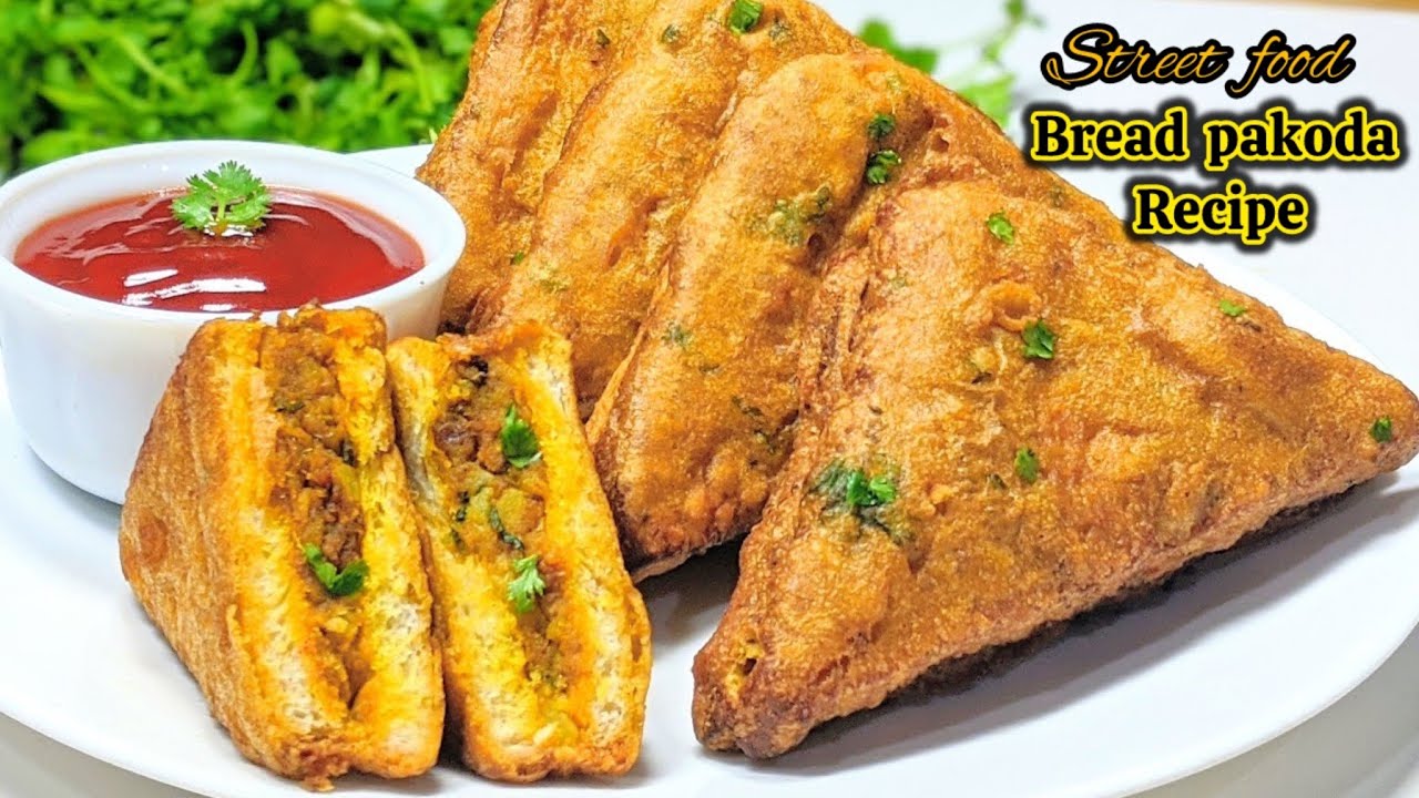 Bread pakoda Recipe |मसालेदार बाजार जैसे ब्रेड पकौड़े घर पर बनाओ आसानी से ।😋