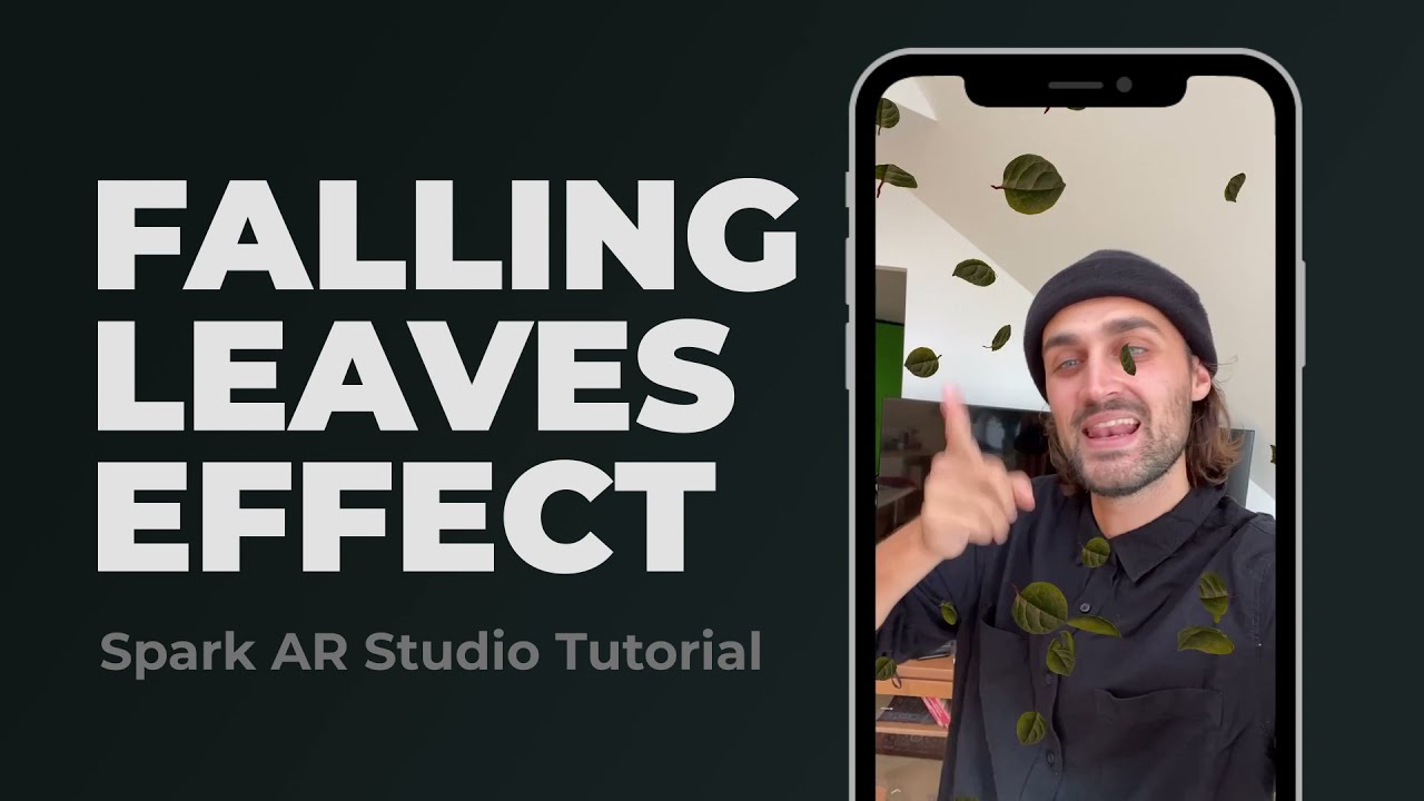 Realistic Falling Leaves Effect 🍂 Spark AR Studio Tutorial | Autumn Fall vibe for Instagram Filters