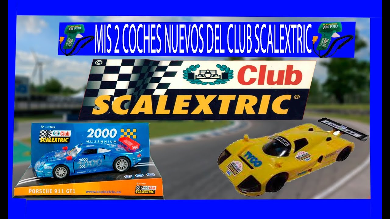 🏎me eh comprado 2 coches nuevos del club scalextric🏎