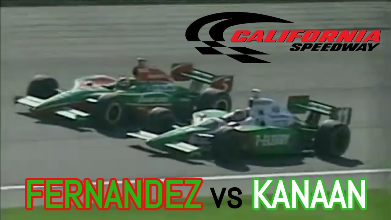 Fernandez & Kanaan's Final Lap Shootout | 2004 Fontana | INDYCAR