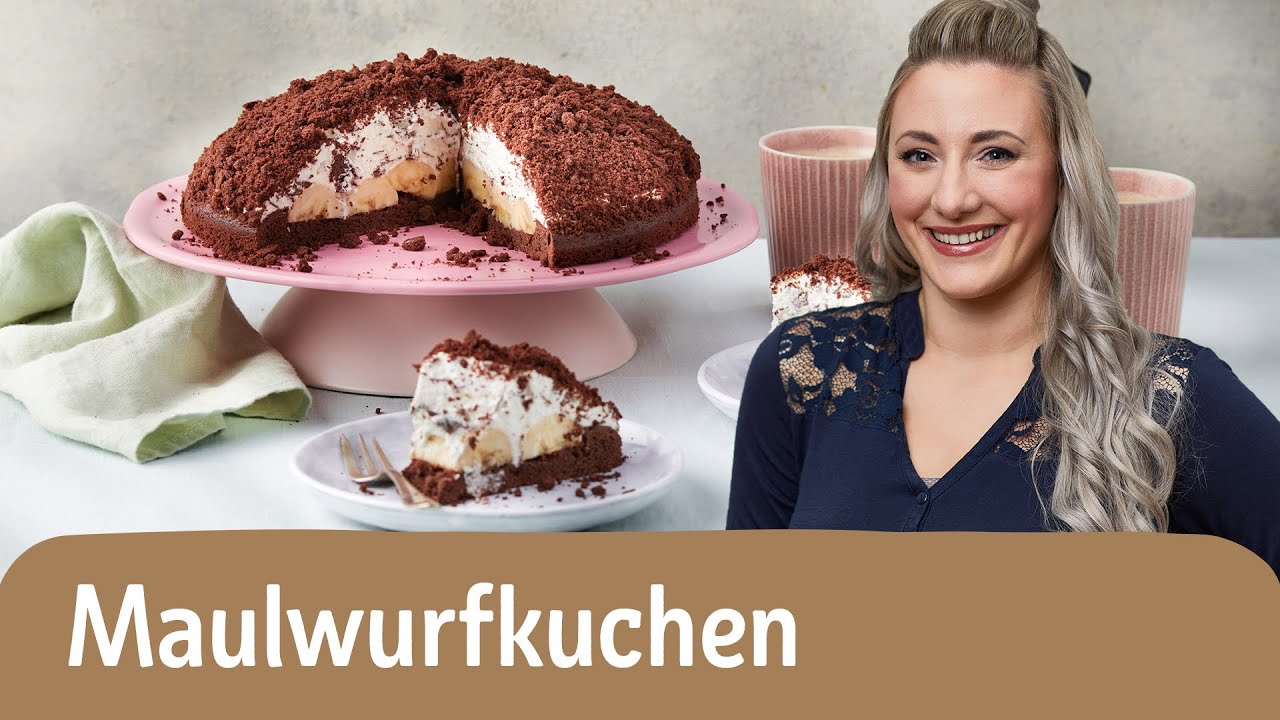 Maulwurfkuchen mit Banane 🍰🍌 | REWE Deine Küche