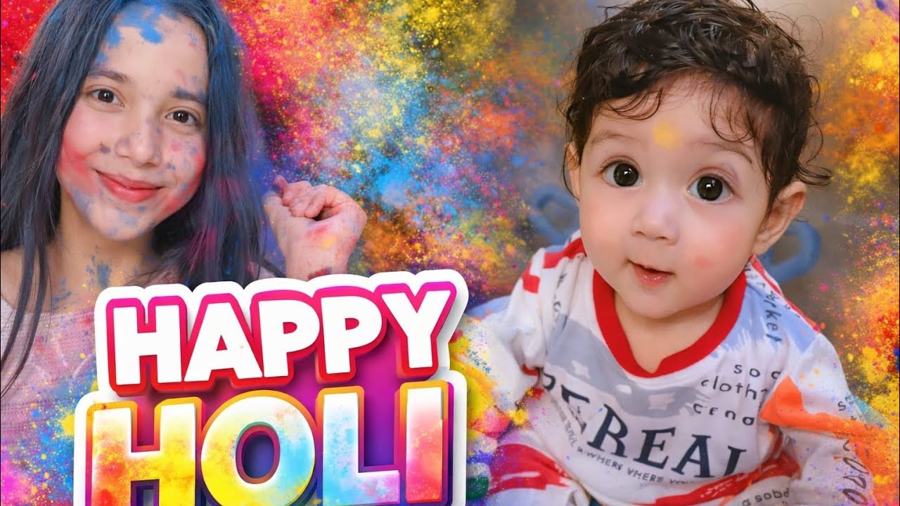 Happy Holi 💛🎨 Rangon se bhara din aur khushiyon se bhari zindagi! 🥰🌸