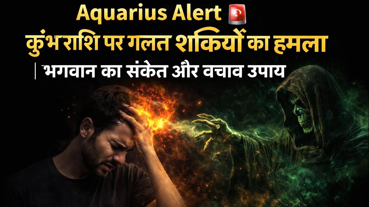 Aquarius Alert 🚨 कुंभ राशि पर गलत शक्तियों का हमला | भगवान का संकेत और बचाव उपाय