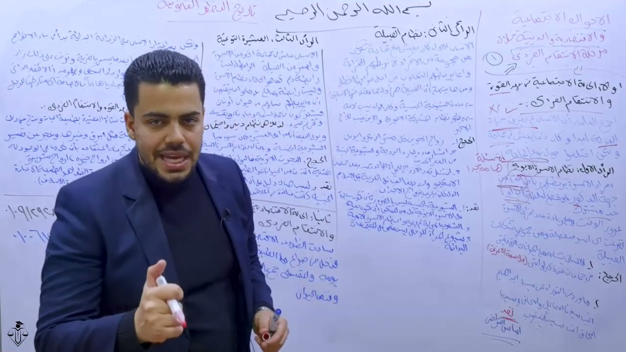 المحاضرة الأولي تاريخ النظم القانونية الفرقة الاولي حقوق طنطا