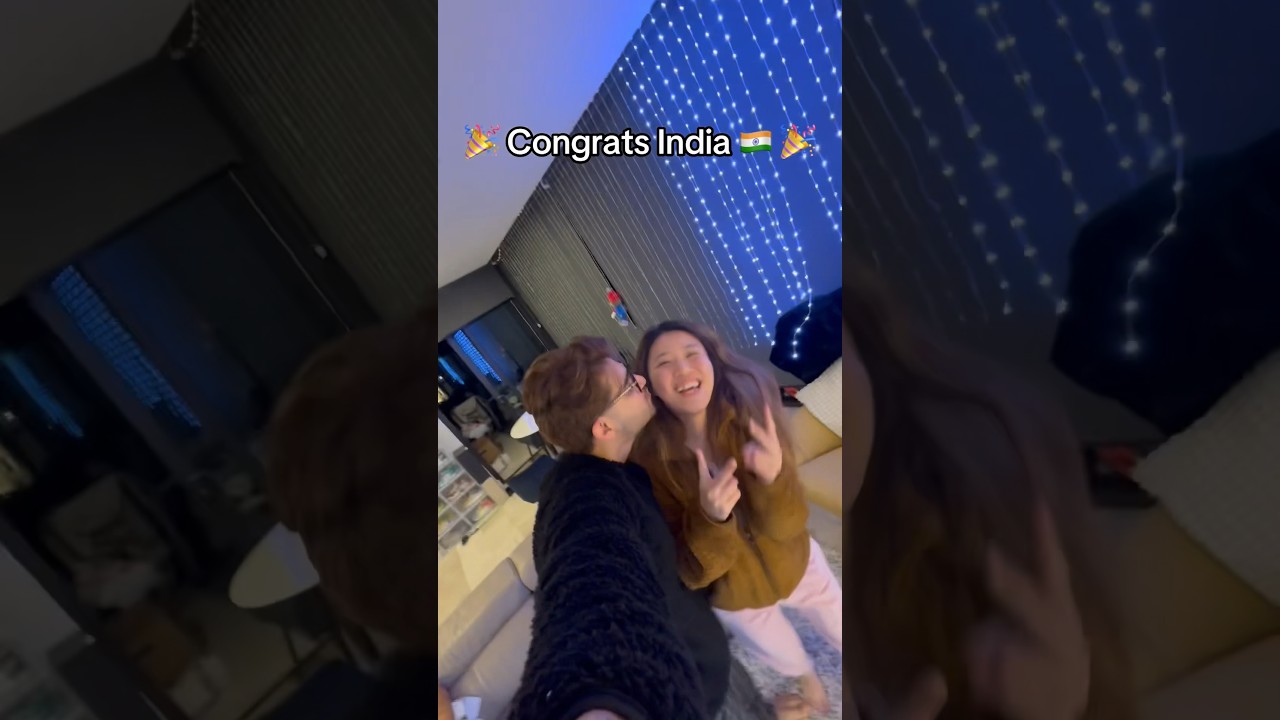 То, как он смотрит крикет 🏏🇮🇳🎉 #шорты #индия #пара #отношения
