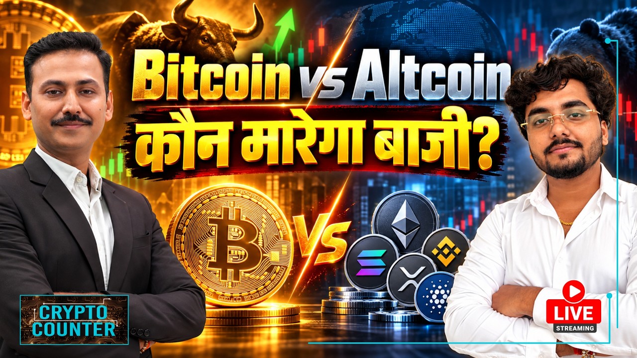 Crypto Market LIVE: क्या BTC से बेहतर रिटर्न देंगे Altcoins? ETH, SOL, XRP