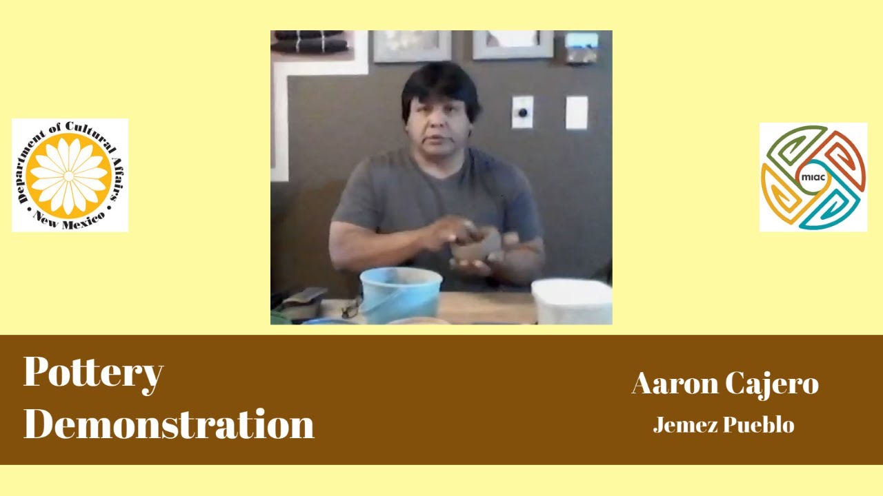Native Pottery Demonstration with Aaron Cajero (Jemez Pueblo)