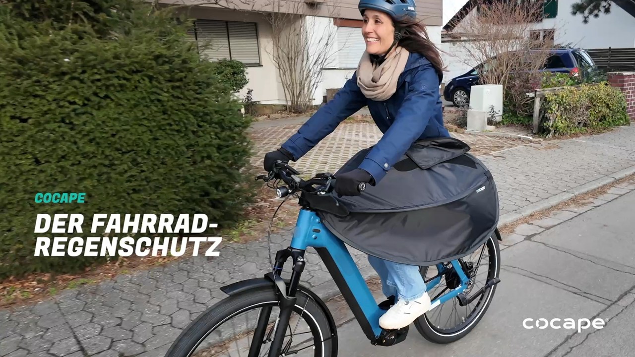 cocape – Der Fahrrad Regenschutz für den Beinbereich