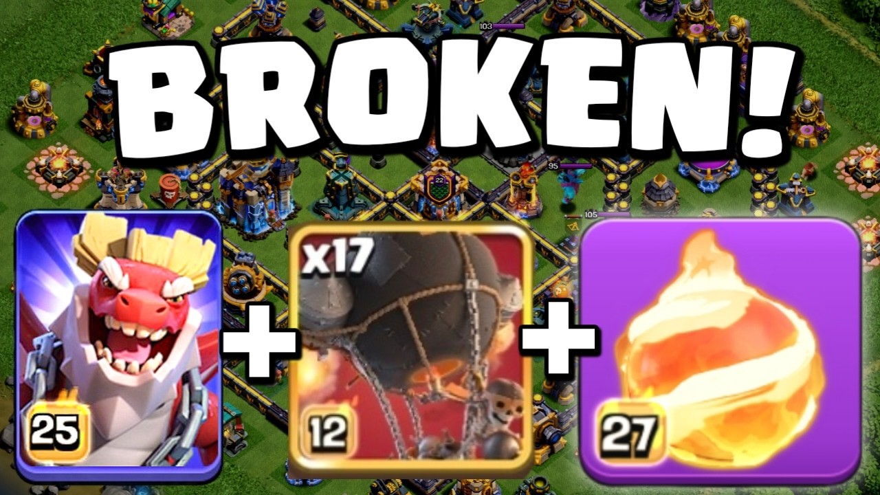 Super Loon Fireball + Dragon Duke Is BROKEN! Legend League😳🔥 Clash of Clans