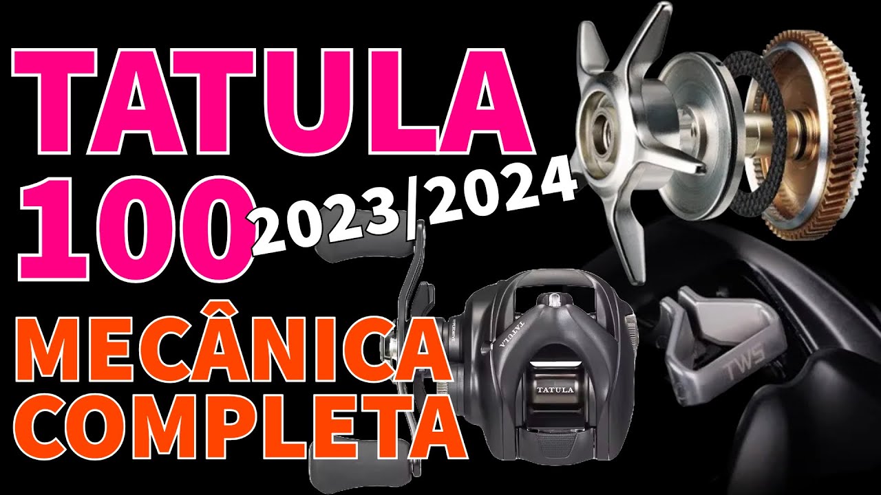 Mecânica completa da nova DAIWA TATULA 100 - 2023/2024