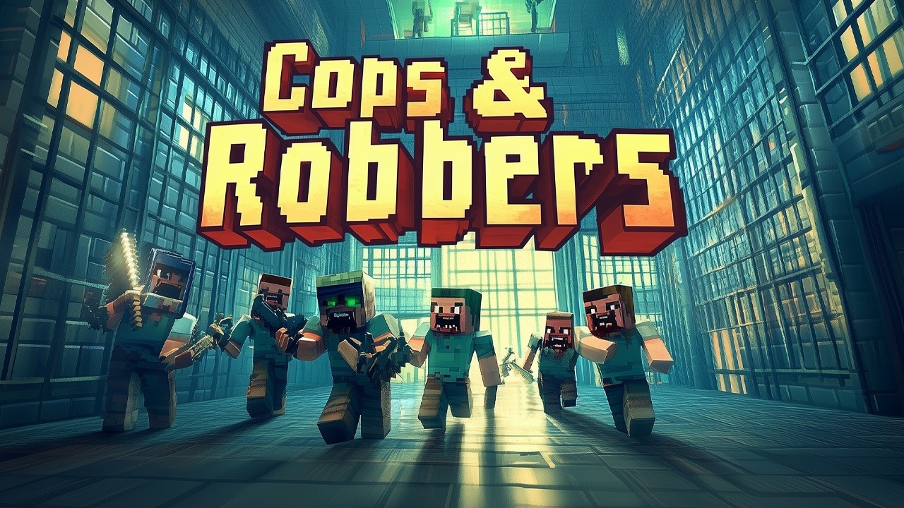COPS & ROBBERS - MINECRAFT ZOMBIES (Call of Duty Zombies)