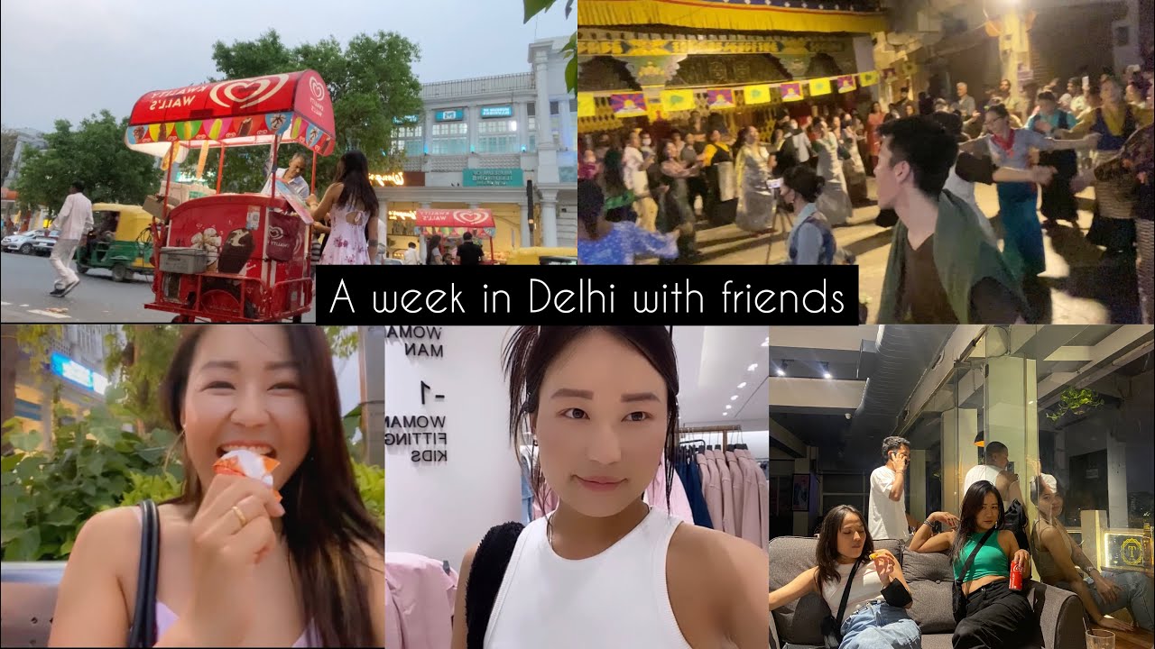 A week in Delhi // Tibetan vlogger // Majnu ka Tilla // Safdarjung // Exploring new cafe // Friends
